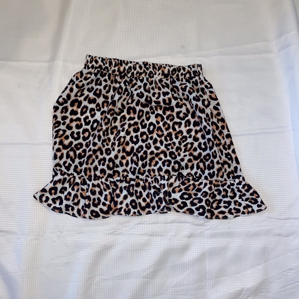 princess polly cheetah flow skirt